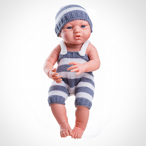 Кукла Бэби в сером, 36 см. (Paola Reina, 05013_paola)